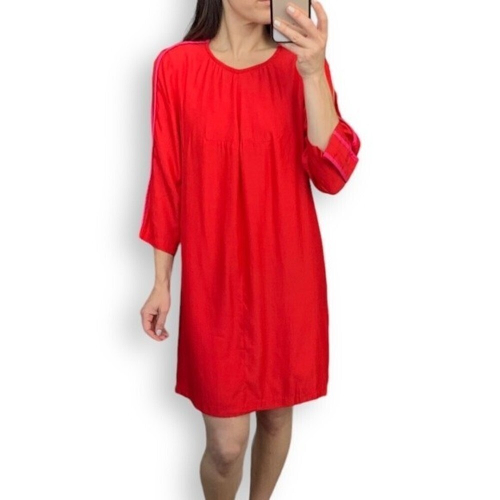 Red Shift Dress